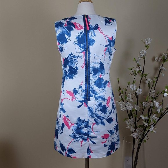 Cynthia Steffe Classic Summery Lined Dress with Zipper Size 10 - Picture 3 of 17